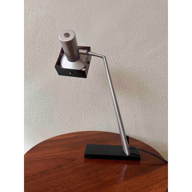 Madrid Model Geisha Gray Version Table Lamp by Luis Pérez De La Oliva for Fase, 1967 For Sale - Image 17 of 18