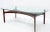 Brown Sculptural Low Profile Teak Base Glass Top Danish Midcentury Coffee Table For Sale - Image 8 of 13