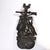 Metal Antique Stag, Rabbit and Fowl Matchstick Holder For Sale - Image 7 of 10