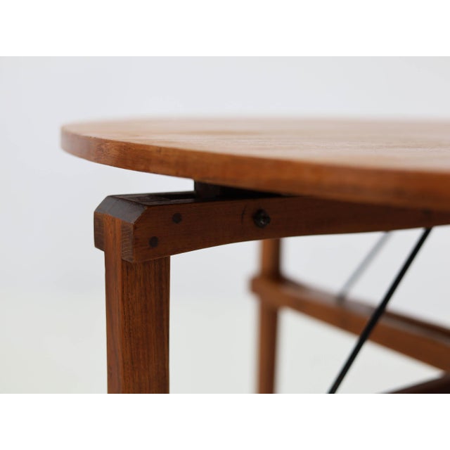 Vintage Architectural Table and Chair by Franco Albini for Poggi, 1954, Set of 5 For Sale - Image 10 of 12