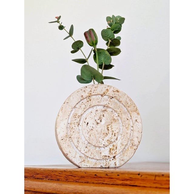 Vintage Travertine Bud Vase from Fratelli Mannelli, 1970s For Sale - Image 18 of 18