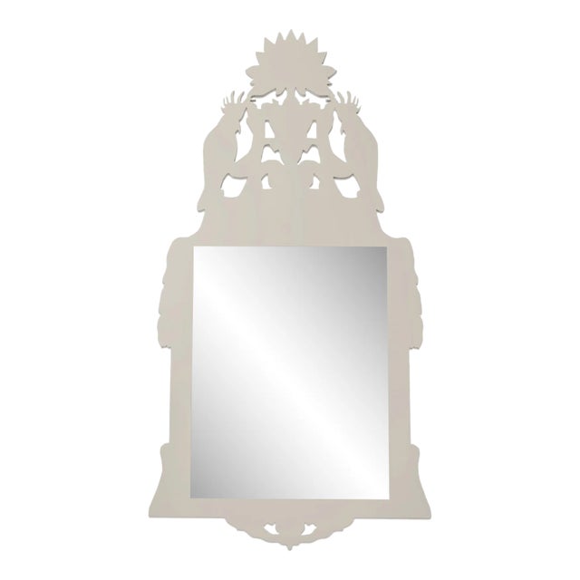 Fleur Home Audubon Royal Mirror in Useful Gray, 27x45 For Sale