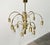 Vintage German Brass Chandelier from Star Leuchten, 1970s For Sale - Image 15 of 18