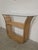 Beige Bamboo Console Table with Mirror, 1980s, Set of 2 For Sale - Image 8 of 16