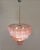 Metal Italian Tronchi Chandelier in Pink Murano Glass, 1990s For Sale - Image 7 of 14
