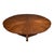 Transitional Round Dining Table, Large - Warm Brown Oak For Sale In Raleigh - Image 6 of 11