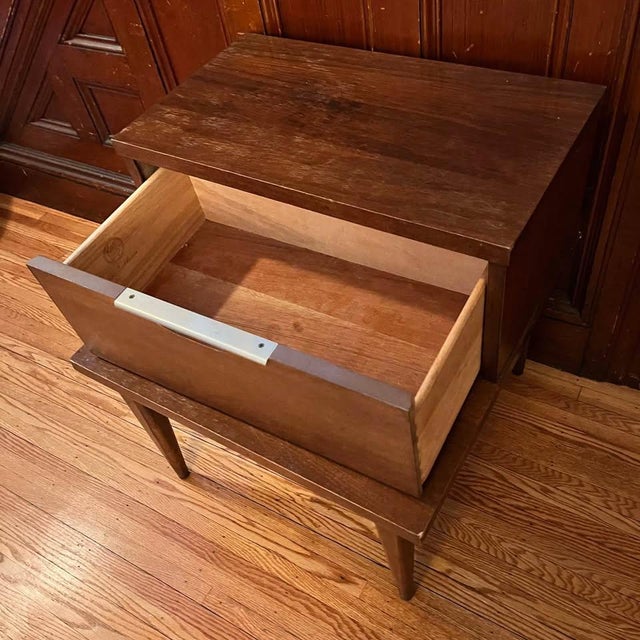 Brown Mid 20th Century Kent Coffey Tableau Mid Century Nightstand For Sale - Image 8 of 9