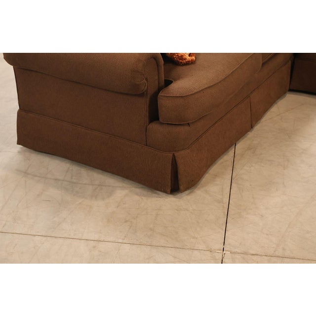 Textile Sherrill Furniture Left-Facing Sectional Sofa For Sale - Image 7 of 18