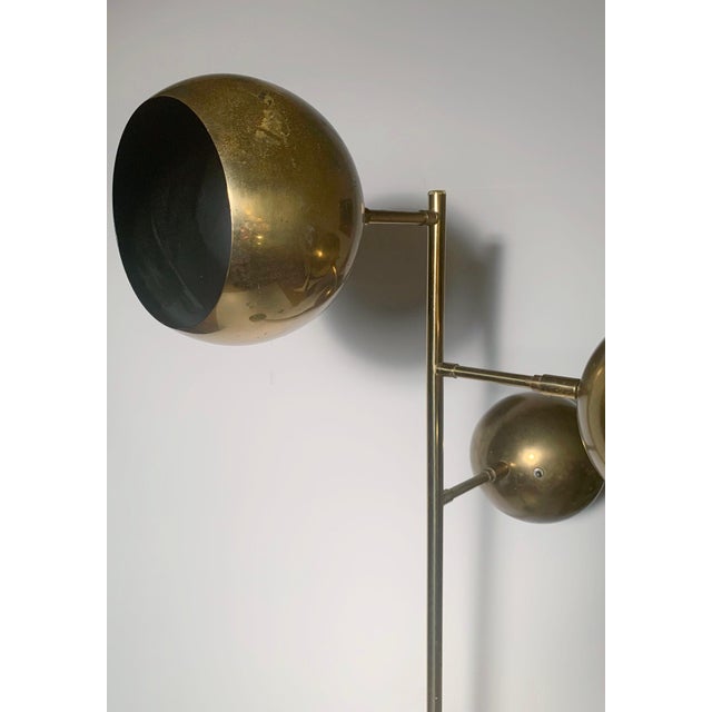 Koch & Lowy Vintage Koch & Lowy Sonneman Arredoluce Angelo Lelii Brass Floor Lamps For Sale - Image 4 of 6