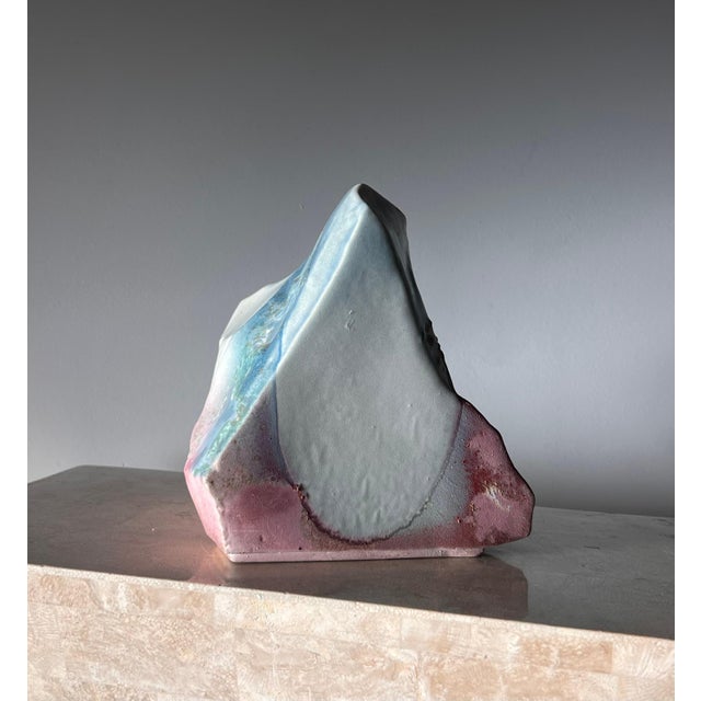 A Unique Ceramic Vase By Tony Evans, Signed, Late 20Th Century For Sale - Image 9 of 12