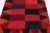 Rug & Kilim Vintage Swedish Rya Rug, Red and Black Geometric Pattern - Rug & Kilim For Sale - Image 4 of 8