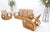 New Upholstery Paul Frankl Rattan Living Room Tank Chair Set MINT! For Sale - Image 16 of 17