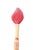 Vintage Handmade Carved Wood Red Paintbrush Sculpture For Sale - Image 4 of 6