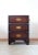 Brown Small Vintage Chest of Drawers For Sale - Image 8 of 9