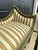 French Style Golden Settee – Damask Upholstery With Gold Leaf Details For Sale In Miami - Image 6 of 10