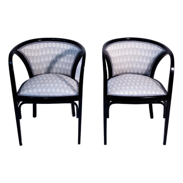 Art Nouveau Armchairs by Marcel Kammerer for Thonet, Vienna, 1910s, Set of 4 For Sale