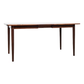Midcentury Extendable Dining Table in Rosewood attributed to Alf Aarseth for Gustav Bahus 1960s For Sale