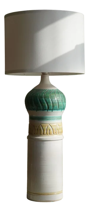 Danish Modern Ceramic Floor Lamp, 1970s