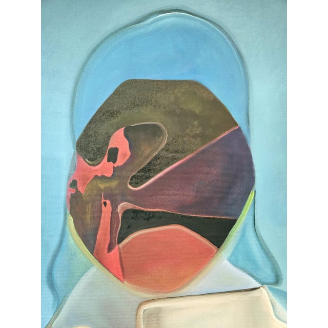 Ciupasc 2024 oil canvas 152x188x1 in my work, i made use of oil to bring to life a dreamlike character where reality and...