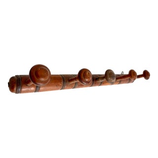 French Faux Bamboo Hat/Coat Rack For Sale