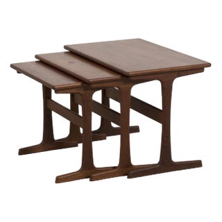 Nesting Tables by Kai Kristiansen, Set of 3 For Sale