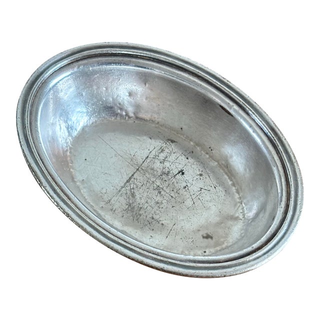 Rare Railroad Club Silver Bowl Platter VTG For Sale