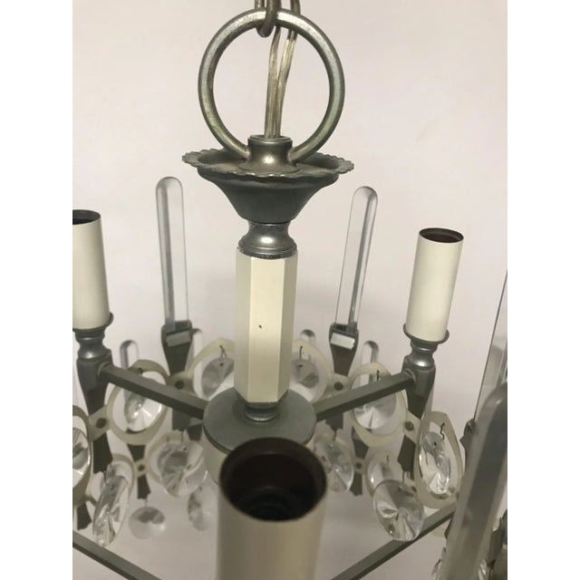 Mid-Century Modern Vintage Italian Chandelier by Gaetano Sciolari For Sale - Image 3 of 10