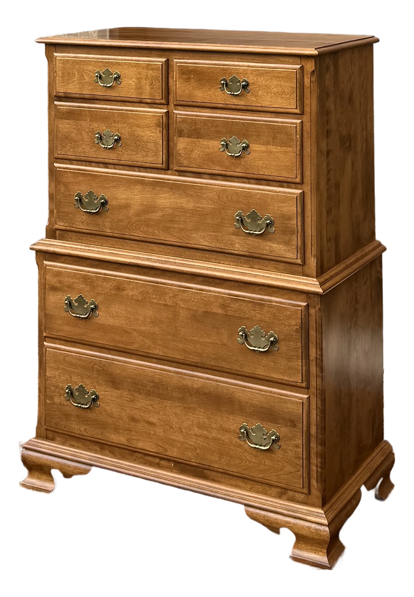 1960s Ethan Allen Heirloom Collection Rustic Traditional Solid