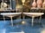 Traditional Pair of 19th C. Swedish Painted Demi-Lune Consoles For Sale - Image 3 of 7