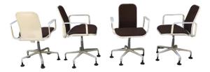 Supporto Chairs by Frederick Scott for ICF Milan, 1970s, Set of 4