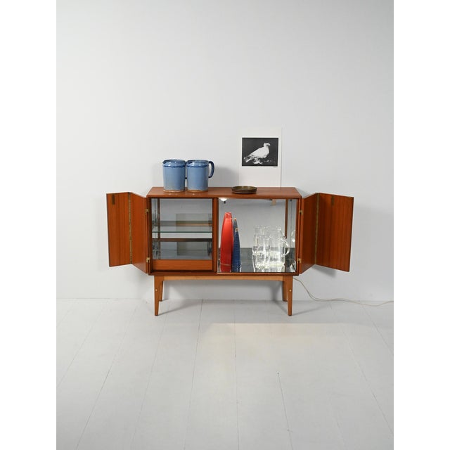 Scandinavian Teak Bar Cabinet, 1950s For Sale - Image 4 of 13