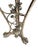 Art Nouveau Italian Vintage Iron & Marble Sculpture Plant Stand Roses For Sale - Image 3 of 7