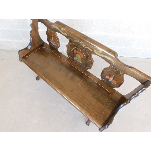 Bicentennial Anniversary Bench by Standard Chair of Gardner Inc. For Sale - Image 11 of 12
