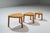 Vintage Oak Nesting Tables, 1970s, Set of 3 For Sale - Image 4 of 9