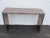 Mid Century Modern Two Tone Chrome and Wood Narrow Console Library Table 6404 For Sale - Image 4 of 16