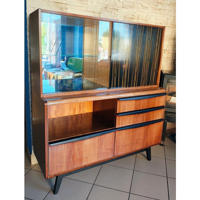 Czechoslovakian Cabinet attributed to B. Landsman for Jitona, 1960s For Sale - Image 4 of 16