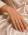 Art Deco 18K Le Vian White Gold Diamond Designer Band Ring For Sale - Image 3 of 3