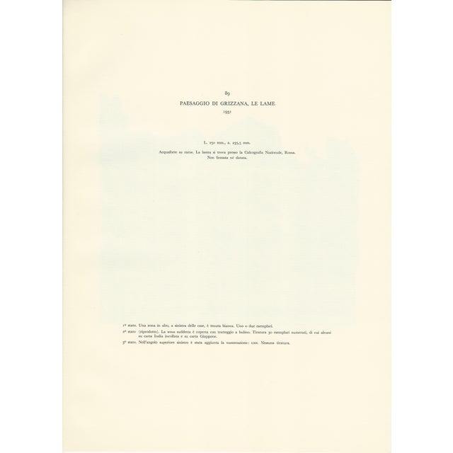 1950s Morandi, Landscape in Grizzana, The Lame, Lithograph For Sale - Image 5 of 7