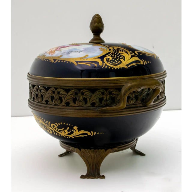 Antique French Porcelain Potpourri from Sevres, 1880s For Sale - Image 6 of 18
