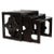 Vintage Ebonized Cut Out Wood Nesting Tables Set of 3, 1960's For Sale