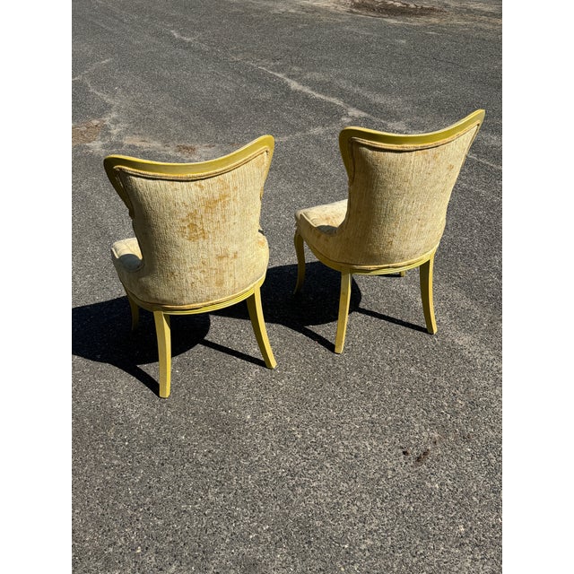 Pair of French Louis XV Accent Chairs in the Manner of Grosfeld House For Sale - Image 4 of 8