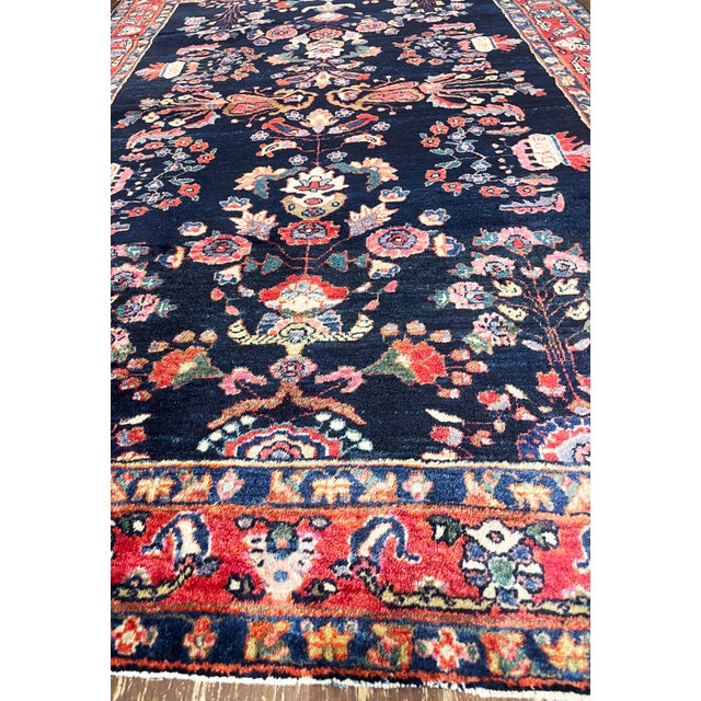 Antique Persian Mohajeran Sarouk Rug For Sale - Image 4 of 10