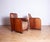 Pair of French Cubist Club Chairs in Leather and Hide, C. 1920s For Sale - Image 11 of 15