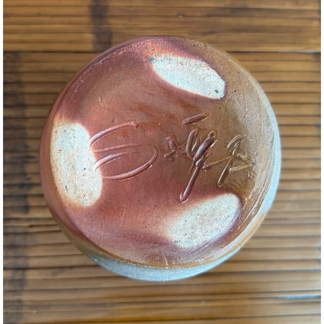 Late 20th Century Vintage Boho Studio Pottery Weed Vase For Sale - Image 5 of 6