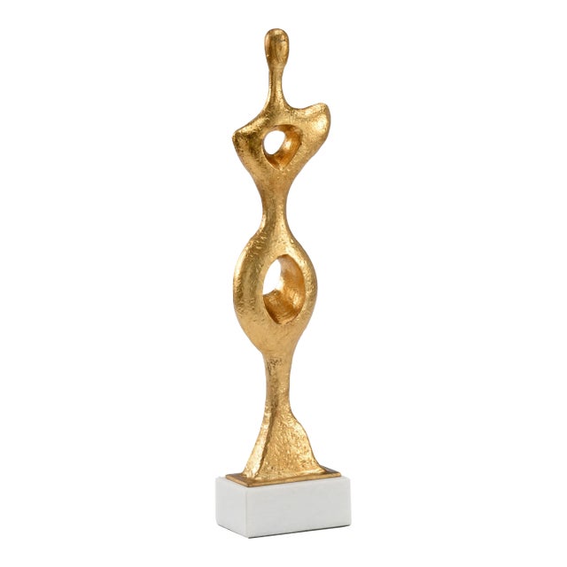 Miro Sculpture in Gold For Sale