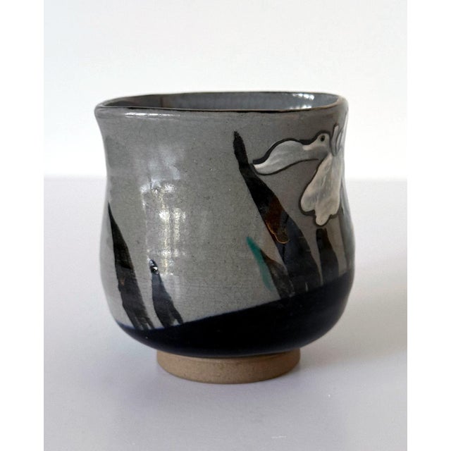 Japanese Ceramic Teacup by Makuzu Kozan Meiji Period For Sale - Image 12 of 14