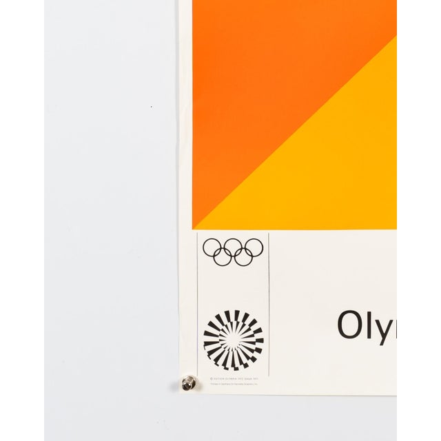 Olympics Serigraph Poster by Max Bill, 1972 For Sale - Image 6 of 9