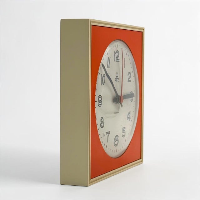 Vintage Wall Clock from Ritz Italora, Italy, 1960s For Sale - Image 6 of 11