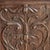 Brown Antique French Carved Oak + Marble Top Pedestal For Sale - Image 8 of 11