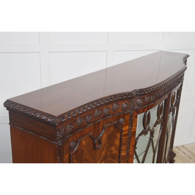 Chippendale Revival Mahogany Display Cabinet, 1890s For Sale - Image 15 of 16